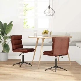 Sillas de comedor 2 uds. Cuero sintético marrón brillante von , Essstühle - Ref: Foro24-3315408, Preis: 125,59 €, Rabatt: %