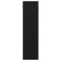 Armario de baño con espejo de madera de roble negro 60x16x60 cm de , Tocadores de baño - Ref: Foro24-862228, Precio: 64,29 €,...
