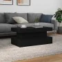 Mesa de centro con luces LED roble negro 90x50x40 cm by , Coffee table - Ref: Foro24-862256, Price: 97,47 €, Discount: %