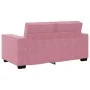 Juego de sofás con cojines 2 piezas terciopelo rosa by , Sofas - Ref: Foro24-3324703, Price: 502,23 €, Discount: %