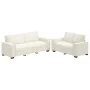 Juego de sofás con cojines 2 piezas terciopelo crema by , Sofas - Ref: Foro24-3324708, Price: 487,47 €, Discount: %