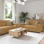 Juego de sofás con cojines 3 piezas terciopelo marrón by , Sofas - Ref: Foro24-3324625, Price: 610,32 €, Discount: %