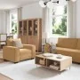 Juego de sofás con cojines 3 piezas terciopelo marrón by , Sofas - Ref: Foro24-3324625, Price: 610,32 €, Discount: %