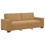 Juego de sofás con cojines 3 piezas terciopelo marrón by , Sofas - Ref: Foro24-3324625, Price: 610,32 €, Discount: %