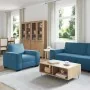 Juego de sofás con cojines 3 piezas terciopelo azul de , Sofás - Ref: Foro24-3324627, Precio: 630,97 €, Descuento: %