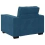 Juego de sofás con cojines 3 piezas terciopelo azul de , Sofás - Ref: Foro24-3324627, Precio: 630,97 €, Descuento: %