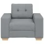 Sillón Sofá Tela Gris Claro 60 cm by , Sofas - Ref: Foro24-4105058, Price: 159,36 €, Discount: %