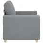 Sillón Sofá Tela Gris Claro 60 cm by , Sofas - Ref: Foro24-4105058, Price: 159,36 €, Discount: %