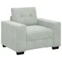 Sillón sofá gris claro 60 cm terciopelo by , Sofas - Ref: Foro24-4105098, Price: 158,91 €, Discount: %