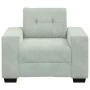 Sillón sofá gris claro 60 cm terciopelo by , Sofas - Ref: Foro24-4105098, Price: 158,91 €, Discount: %
