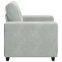 Sillón sofá gris claro 60 cm terciopelo by , Sofas - Ref: Foro24-4105098, Price: 158,91 €, Discount: %