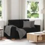 Sofá Loveseat de tela negra de 120 cm de , Sofás - Ref: Foro24-4105070, Precio: 214,07 €, Descuento: %