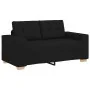 Sofá Loveseat de tela negra de 120 cm de , Sofás - Ref: Foro24-4105070, Precio: 214,07 €, Descuento: %