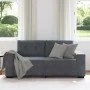 Sofá Loveseat gris oscuro 140 cm terciopelo by , Sofas - Ref: Foro24-4105123, Price: 230,19 €, Discount: %