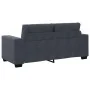 Sofá Loveseat gris oscuro 140 cm terciopelo by , Sofas - Ref: Foro24-4105123, Price: 230,19 €, Discount: %