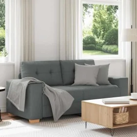 Sofá Loveseat gris oscuro 140 cm de tela von , Sofas - Ref: Foro24-4105079, Preis: 223,25 €, Rabatt: %