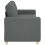 Sofá Loveseat gris oscuro 140 cm de tela de , Sofás - Ref: Foro24-4105079, Precio: 223,25 €, Descuento: %