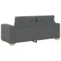 Sofá Loveseat gris oscuro 140 cm de tela de , Sofás - Ref: Foro24-4105079, Precio: 223,25 €, Descuento: %