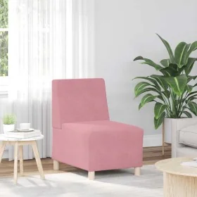 Sillón de terciopelo rosa 55 cm von , Sofas - Ref: Foro24-4108483, Preis: 118,71 €, Rabatt: %