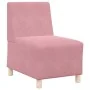 Sillón de terciopelo rosa 55 cm by , Sofas - Ref: Foro24-4108483, Price: 118,71 €, Discount: %