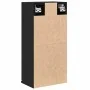 Armario de pared roble negro 32x20x67 cm madera de ingeniería de , Tocadores de baño - Ref: Foro24-862095, Precio: 40,43 €, D...
