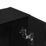 Armario de pared roble negro 32x20x67 cm madera de ingeniería de , Tocadores de baño - Ref: Foro24-862095, Precio: 40,43 €, D...