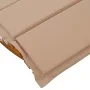 Tumbona mecedora con cojín de madera maciza de acacia de , Tumbonas - Ref: Foro24-4103885, Precio: 180,45 €, Descuento: %