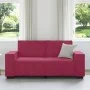 Sofá de 2 plazas de terciopelo rojo tinto 140 cm by , Sofas - Ref: Foro24-4105024, Price: 214,84 €, Discount: %