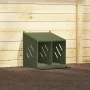 Nido para gallinas con 2 compartimentos de metal verde oliva by , Cages and habitats for small animals - Ref: Foro24-864347, ...