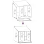 Nido para gallinas con 2 compartimentos de metal verde oliva by , Cages and habitats for small animals - Ref: Foro24-864347, ...