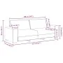 Juego de sofás con cojines 2 piezas tela rojo tinto by , Sofas - Ref: Foro24-3324734, Price: 466,16 €, Discount: %