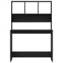 Escritorio con estantes contrachapada roble negro 102x45x148cm by , Desks - Ref: Foro24-861985, Price: 82,24 €, Discount: %