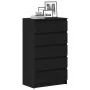 Cómoda de madera contrachapada roble negro 60x36x103 cm by , Sideboards - Ref: Foro24-862008, Price: 122,25 €, Discount: %