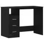 Escritorio con cajones contrachapada roble negro 102x50x76 cm de , Escritorios - Ref: Foro24-861993, Precio: 103,49 €, Descue...