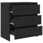 Aparador de madera de roble negro 70x41x75 cm de , Aparadores - Ref: Foro24-862083, Precio: 86,06 €, Descuento: %