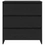 Aparador de madera de roble negro 70x41x75 cm de , Aparadores - Ref: Foro24-862083, Precio: 86,06 €, Descuento: %