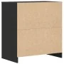 Aparador de madera de roble negro 70x41x75 cm de , Aparadores - Ref: Foro24-862083, Precio: 86,06 €, Descuento: %