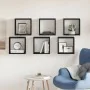 Estantes cúbicos de pared 6 uds roble negro 30x15x30 cm by , Shelves and shelves - Ref: Foro24-862057, Price: 56,82 €, Discou...