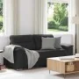 Sofá de 2 plazas de cuero sintético negro 140 cm by , Sofas - Ref: Foro24-4105343, Price: 229,19 €, Discount: %