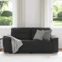 Sofá de 2 plazas de cuero sintético negro 140 cm by , Sofas - Ref: Foro24-4105343, Price: 229,19 €, Discount: %