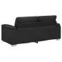 Sofá de 2 plazas de cuero sintético negro 140 cm by , Sofas - Ref: Foro24-4105343, Price: 229,19 €, Discount: %