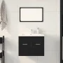 Juego de muebles de baño 2 pzas roble negro Madera ingeniería by , Bathroom furniture - Ref: Foro24-862041, Price: 73,08 €, D...