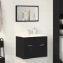 Juego de muebles de baño 2 pzas roble negro Madera ingeniería by , Bathroom furniture - Ref: Foro24-862041, Price: 73,08 €, D...