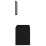 Juego de muebles de baño 2 pzas roble negro Madera ingeniería by , Bathroom furniture - Ref: Foro24-862041, Price: 73,08 €, D...