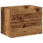 Mueble con lavabo integrado madera envejecida de , Tocadores de baño - Ref: Foro24-3328921, Precio: 159,33 €, Descuento: %