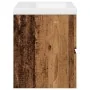 Mueble con lavabo integrado madera envejecida de , Tocadores de baño - Ref: Foro24-3328921, Precio: 159,33 €, Descuento: %