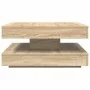 Mesa de centro giratoria 360 grados roble sonoma 70x70x34,5 cm by , Coffee table - Ref: Foro24-858481, Price: 76,85 €, Discou...