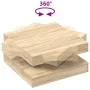 Mesa de centro giratoria 360 grados roble sonoma 70x70x34,5 cm by , Coffee table - Ref: Foro24-858481, Price: 76,85 €, Discou...