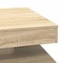 Mesa de centro giratoria 360 grados roble sonoma 70x70x34,5 cm by , Coffee table - Ref: Foro24-858481, Price: 76,85 €, Discou...