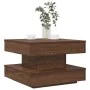 Mesa de centro giratoria 360 grados roble marrón 50x50x34,5 cm by , Coffee table - Ref: Foro24-858476, Price: 61,56 €, Discou...